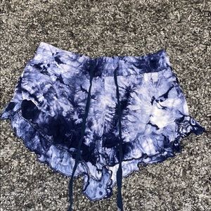 Tie dye shorts